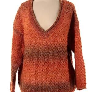 Woman's long sleeve sweater Fall colors size S